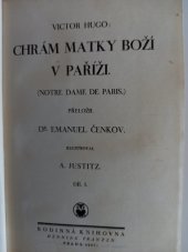 kniha Chrám Matky Boží v Paříži 1. [Notre Dame de Paris], Rodinná knihovna, Henning Franzen 1927