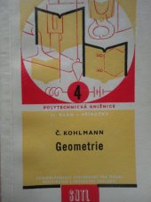 kniha Geometrie, SNTL 1959