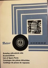 kniha Zetor - katalog náhradních dílů 2511 - 3511 - 4511 - 3545 - 3513 - 4611, ZKL Brno 1970