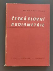 kniha Česká slovní audiometrie, SZdN 1960
