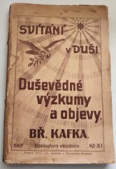 kniha Svítání v duši Duševědné výzkumy a objevy, s.n. 1925