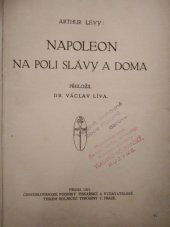 kniha Napoleon na poli slávy a doma, Čsl. podn. tiskař. a vydav. 1921
