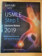 kniha USMLE Step 1 Lecture notes 2019 Behavioral Science and Social Sciences, Kaplan medical 2019