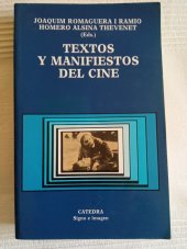 kniha Textová y manifiestos děl cine, Catedra 1998