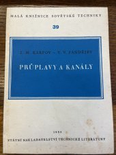 kniha Průplavy a kanály, SNTL 1953