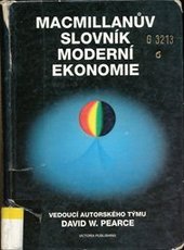 kniha Macmillanův slovník moderní ekonomie čtvrté vydání, Victoria Publishing 1994