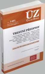 kniha ÚZ 1491 Trestní předpisy, Sagit 2022