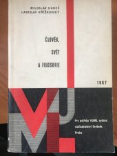 kniha Člověk, svět a filosofie základy marxistické filosofie, Nakladatelství politické literatury 1966