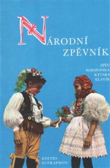 kniha Národní zpěvník zpěv s doprovodem kytary, harmoniky nebo klavíru, Supraphon 1991