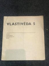 kniha Vlastivěda pro 5. ročník základní devítileté školy, SPN 1973