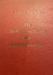 kniha Das Rechnen im Lichte der Anthroposophie, Verlag 1927