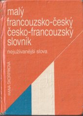 kniha Malý francouzsko-český, česko-francouzský slovník Nejužívanější slova, Naše vojsko 1992