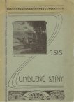 kniha Umdlené stíny verše, František Sís 1902