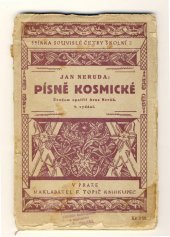 kniha Písně kosmické, F. Topič 1926