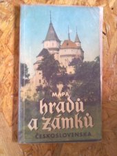 kniha Mapa hradů a zámků Československa 1:750000, Kartografické nakladatelství 1970