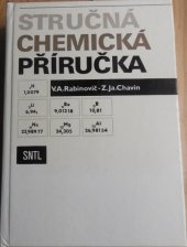 kniha Stručná chemická příručka, SNTL 1985