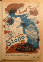 kniha Stopa v dešti detektivní román [ze skautského života], Ústřední dělnické knihkupectví a nakladatelství 1929