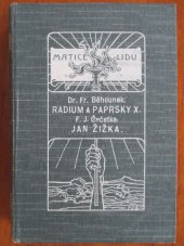 kniha Radium a paprsky X (tajemství hmoty a energie), Šolc a Šimáček 1924