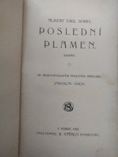 kniha Poslední plamen rom., Stýblo 1922