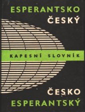 kniha Esperantsko-český, česko-esperantský kapesní slovník, SPN 1964