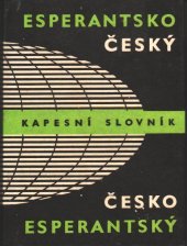kniha Esperantsko-český, česko-esperantský kapesní slovník, SPN 1964