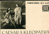 kniha Caesar a Kleopatra = [Caesar and Cleopatra] : Anglický barevný film podle divadelní hry Bernarda Shawa, Československé filmové nakladatelství 1946
