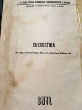 kniha Energetika určeno pro posl. fak. technologie paliv a vody, SNTL 1983