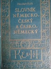 kniha Německo-český slovník mající stálý zřetel k německé frazeologii a k potřebám obchodní korespondence, Kvasnička a Hampl 1941