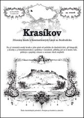 kniha Krasíkov Zřícenina hradu u Konstantinových Lázní na Bezdružicku, Putujme 2017