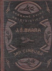 kniha Jan Cimbura jihočeská idylla, Českomoravské podniky tiskařské a vydavatelské 1930