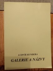 kniha Galerie a názvy , František Rybář 1996
