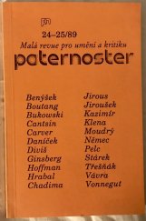 kniha Paternoster  24-25/89 Malá revue pro umění a kritiku, Paternoster 1989