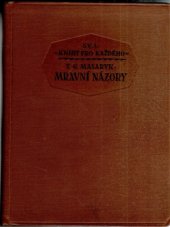 kniha Mravní názory, Státní nakladatelství 1925