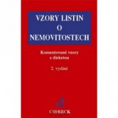 kniha Vzory listin o nemovitostech komentované vzory s disketou, C. H. Beck 2003