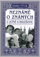 kniha Neznámé o známých z Letné a Holešovic, Emporius 2017