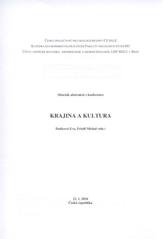 kniha Krajina a kultura sborník abstraktů z konference, 22.1.2010 [v Brně], Lesnická práce 2010