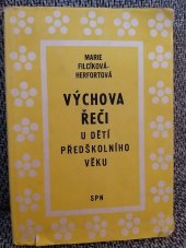 kniha Výchova řeči u dětí předškolního věku, SPN 1965