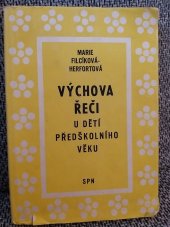 kniha Výchova řeči u dětí předškolního věku, SPN 1965