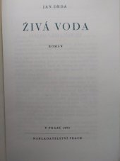 kniha Živá voda Román, Práce 1950