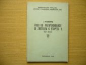 kniha Úvod do patopsychologie se zřetelem k etopedii. 1. [díl], - Část obecná, Univerzita Palackého 1980