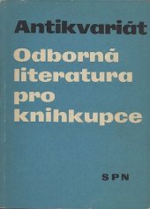 kniha Antikvariát, SPN 1972