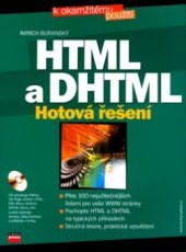 kniha HTML a, DHTML : hotová řešení, CPress 2003