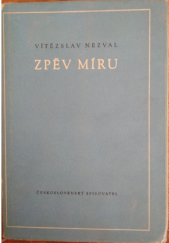 kniha Zpěv míru, Československý spisovatel 1951