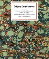 kniha Dějiny Dobřichovic, J. Neubert ve spolupráci s městem Dobřichovice 2024