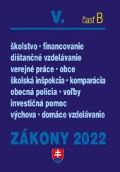kniha Zákony V-B/2022 – školstvo • obce, Poradca 2022