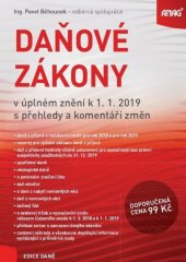 kniha Daňové zákony v úplném znění k 1.1.2019 s přehledy a komentáři změn, Anag 2020
