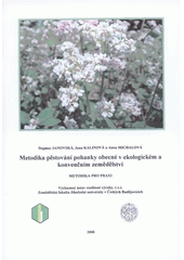 kniha Metodika pěstování pohanky obecné v ekologickém a konvenčním zemědělství, Výzkumný ústav rostlinné výroby 2008