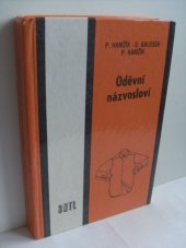 kniha Oděvní názvosloví učební text pro SOU, SNTL 1986