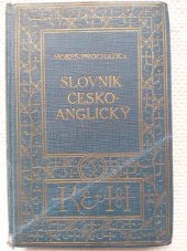 kniha Slovník česko-anglický = Czech-english dictionary, Kvasnička a Hampl 1946