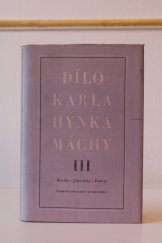 kniha Dílo Karla Hynka Máchy 3. - Deníky-Zápisníky-Dopisy - [kritické vydání]., Československý spisovatel 1950